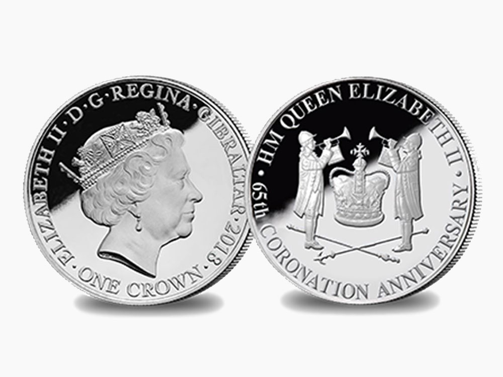 IOM Coins Pomp & Circumstance The Reign of HM Queen Elizabeth II Crown 